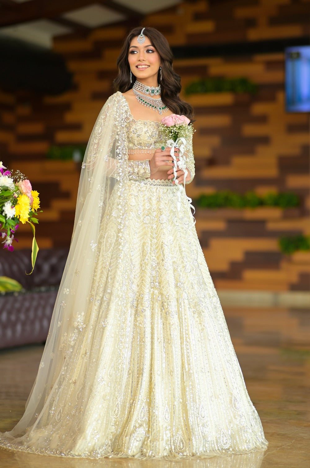 Ivory Lehenga Set - indian lehenga choli Canada