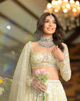 Ivory Lehenga Set - indian lehenga choli Canada