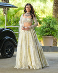 Ivory Lehenga Set - indian lehenga choli Canada