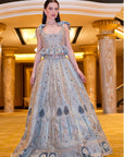 Teal Drops Minty Sage Green Lehenga Set