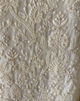 Ivory Thread Work Sherwani Jacket Set - mens clothing indian