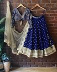 Midnight Blue Shramily Lehenga Set - lehenga set