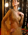 Icarus Gold Lehenga Set - golden lehenga Australia