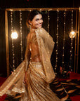 Icarus Gold Lehenga Set - golden lehenga Australia