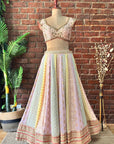 Multipaneled Sharmily Lehenga Set - lehenga choli