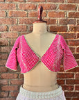 Mauve and Hot Pink Gotta work Lehenga - Blouse New Zealand