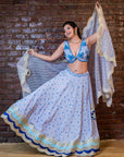 Periwinkle Sharmily Lehenga Set - lehenga set