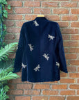 Dragonfly Embroidered Bandhgala Set - men's wear