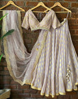 Mauve Ruffle Lehenga Set - lehenga New Zealand
