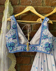 Periwinkle Sharmily Lehenga Set - lehenga set Australia