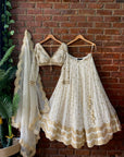 Ivory Sharmily Lehenga Set - lehenga New Zealand