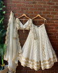 Ivory Sharmily Lehenga Set - lehenga New Zealand