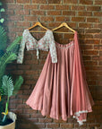 Rose Taupe Lehenga Set - lehenga set Canada