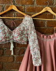Rose Taupe Lehenga Set - lehenga set Canada