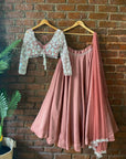 Rose Taupe Lehenga Set - lehenga set Canada