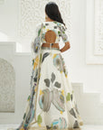 Ivory Hand Painted Lehenga