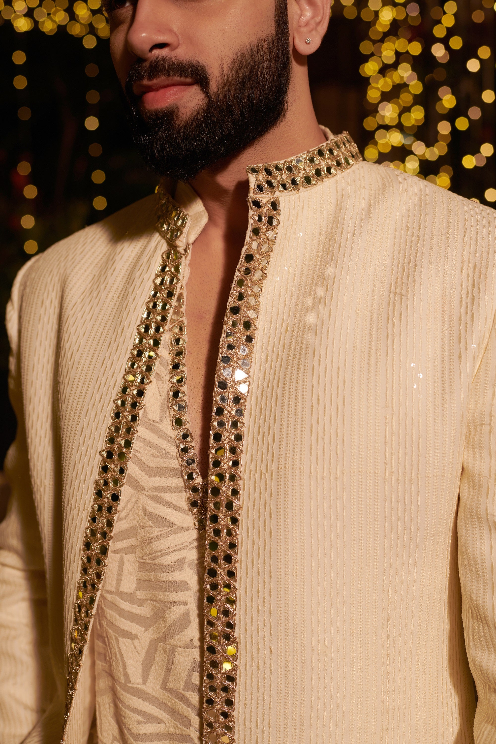 Ivory Impression Prince Coat Set