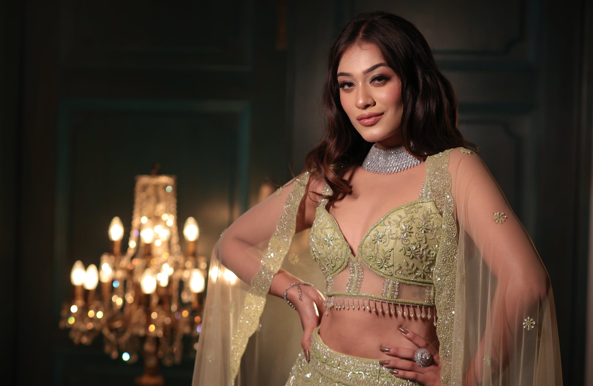 Pistachio Green Lehenga Set - lehenga Sydney