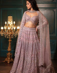 Lilac Lehenga - designer lehenga New Zealand