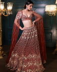 Caramel Lehenga Set - lehenga Canada