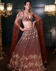 Caramel Lehenga Set - lehenga Canada