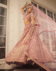 Mauve KUNDAN Embroidered Lehenga - embroidered lehenga Canada