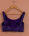 Royal Violet Lehenga Set - designer lehenga Canada