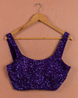 Royal Violet Lehenga Set - designer lehenga Canada