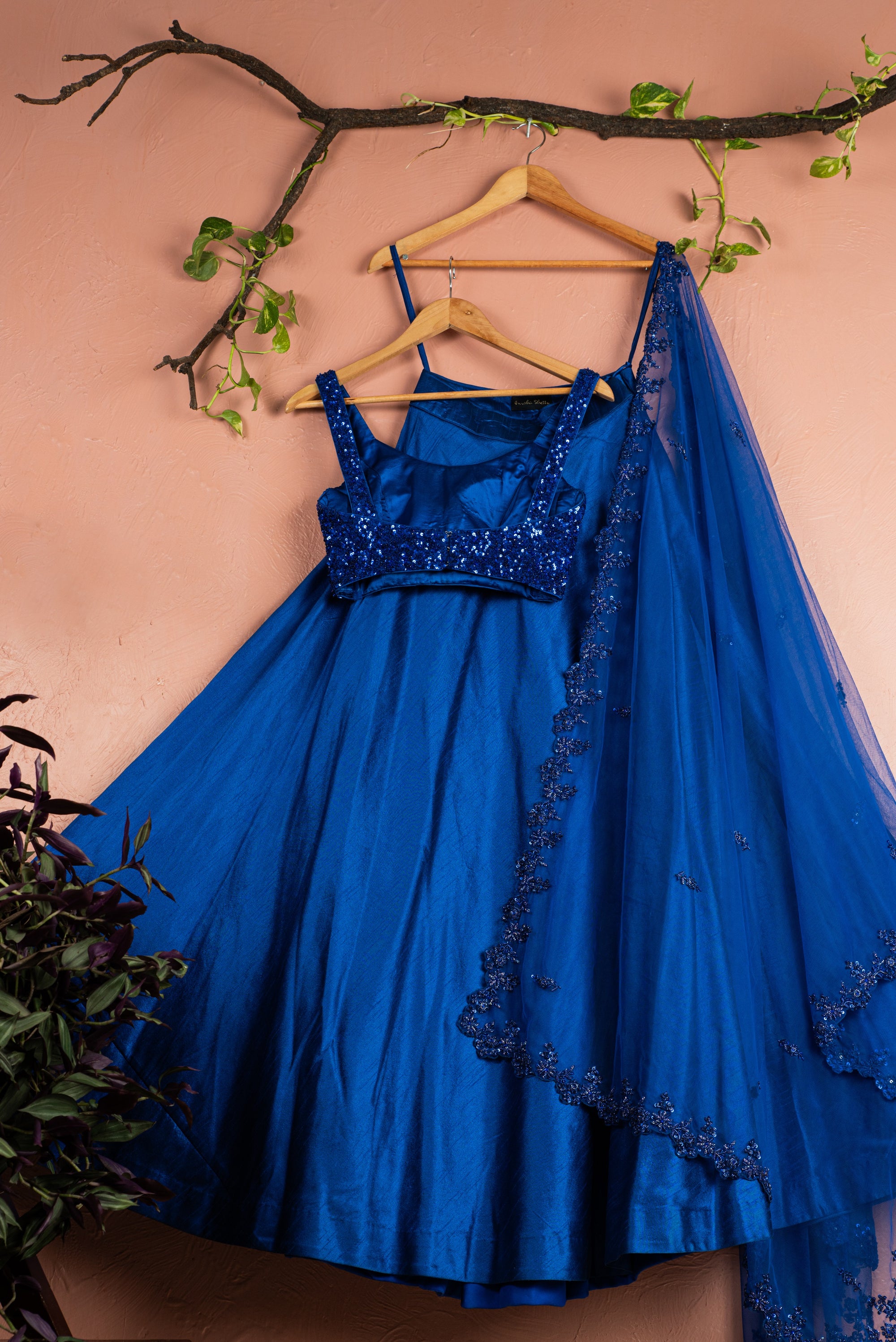 Cobalt Radiance Lehenga Set - blue lehenga Sydney