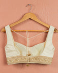 Ivory Stonework Lehenga Set