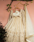 Ivory Sequin Starlight Lehenga Set - lehenga USA