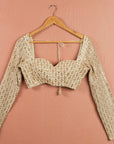 Ivory Sequin Starlight Lehenga Set - lehenga USA