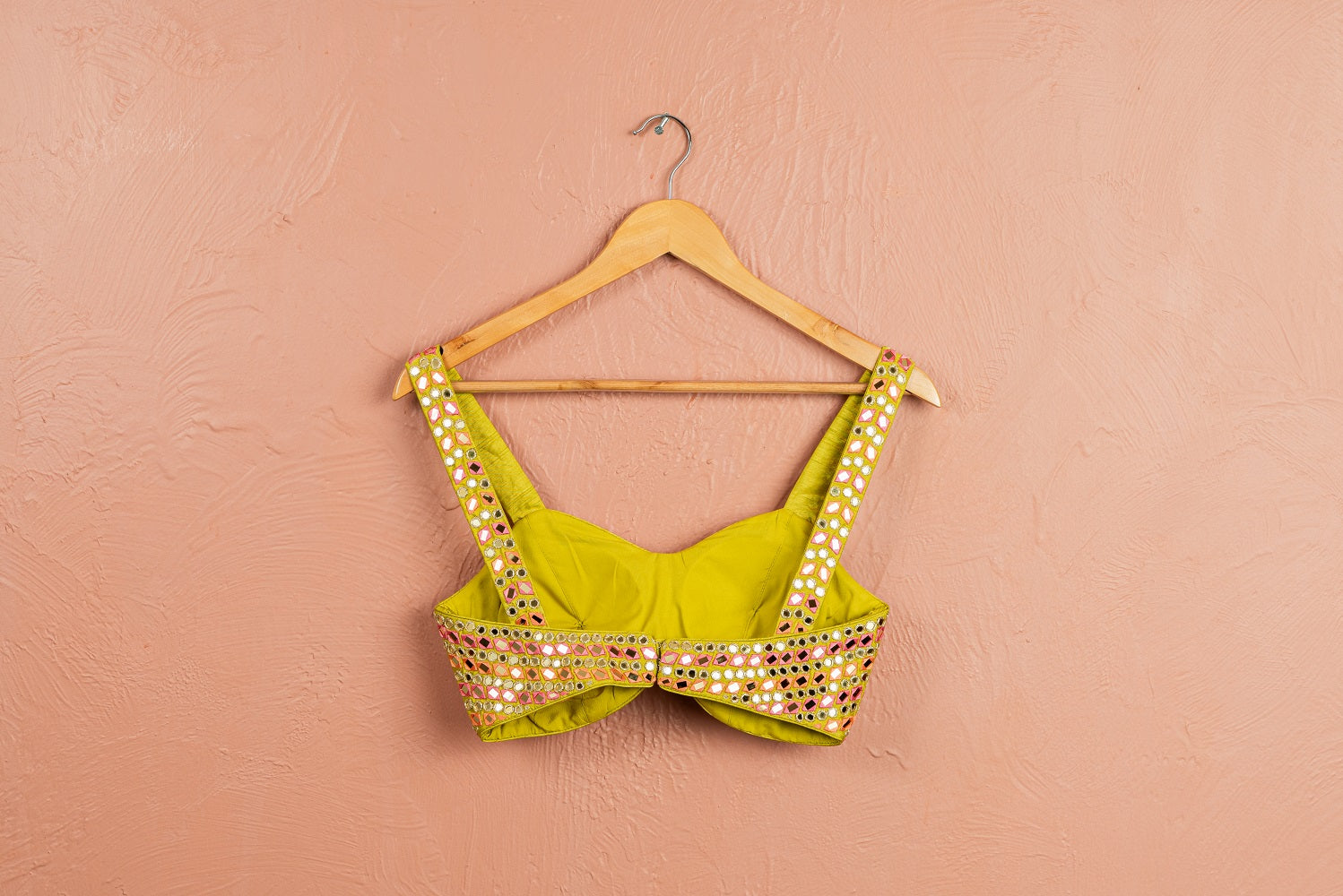 Bumblebee Yellow Lehenga Set with Colored Blouse - lehenga lehenga choli