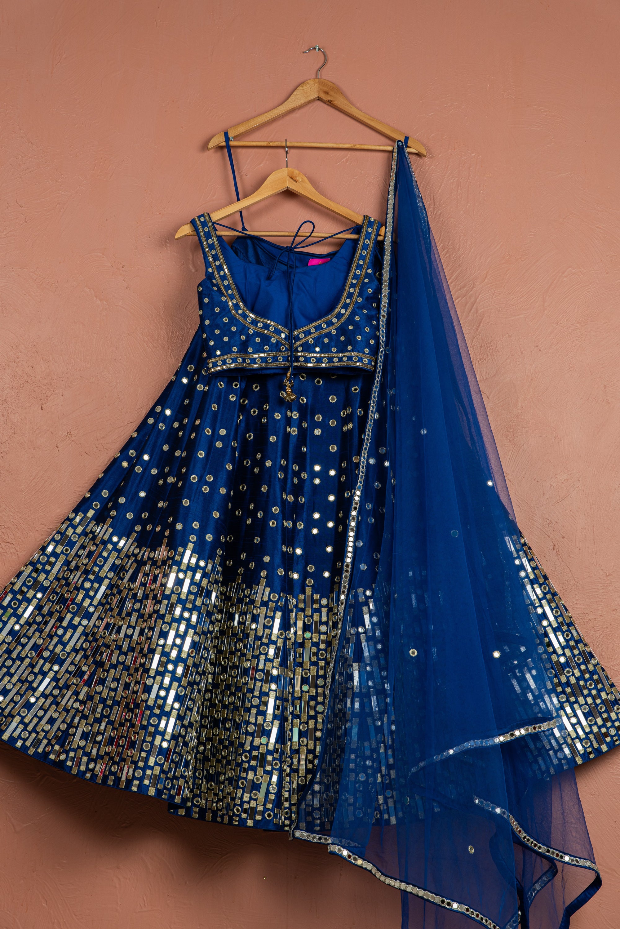 Azure Blue Lehenga Set - blue indian outfits