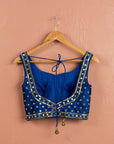 Azure Blue Lehenga Set - blue indian outfits