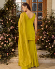 Lime Punch Sharara Set