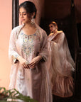 Pink Embroidered Suit - indian wear for ladies New Zealand