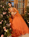 Maple Rust Lehenga Set