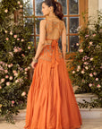 Maple Rust Lehenga Set