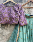 Mauve and Sage Green Lehenga - lehenga set Sydney