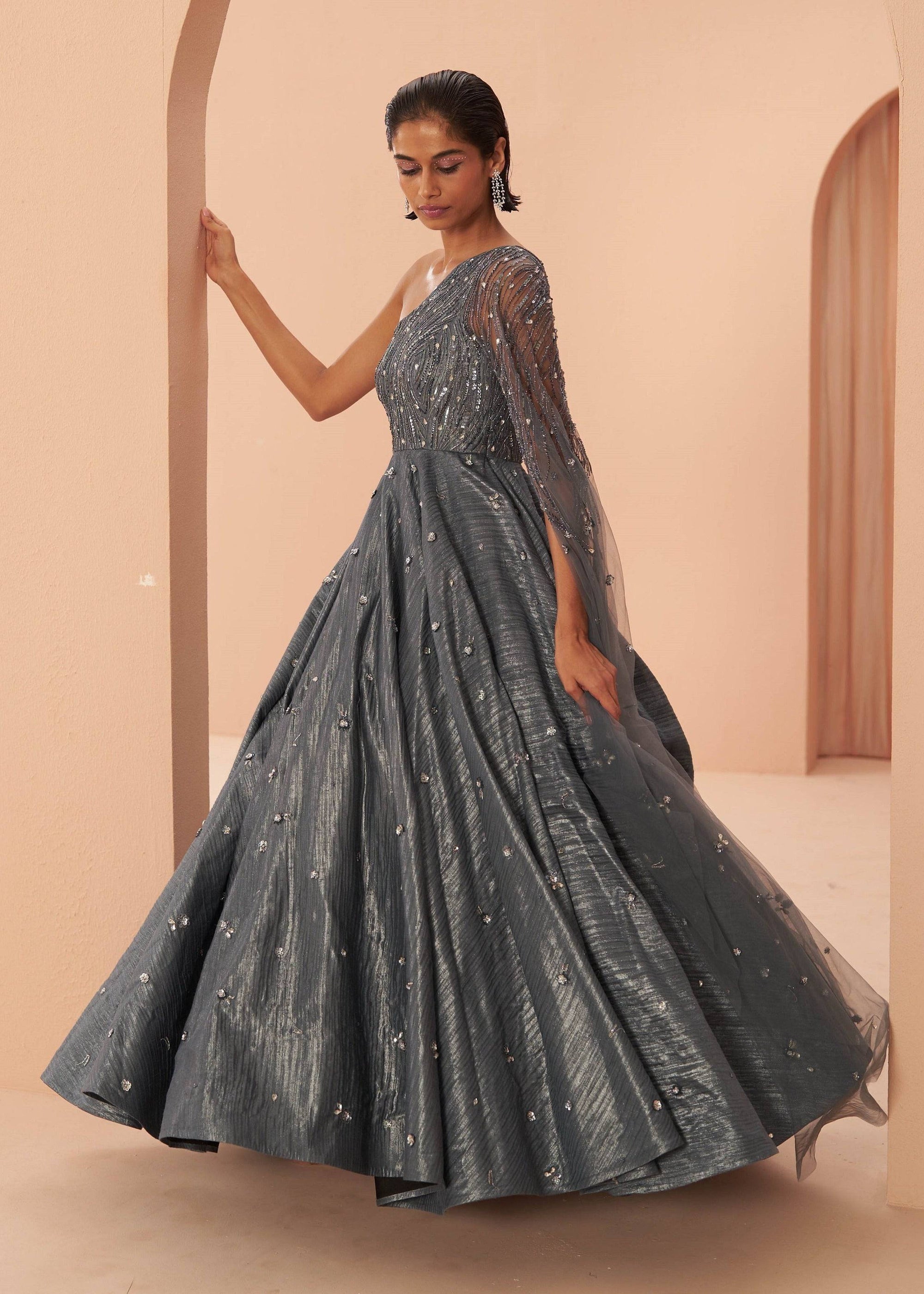 Mirage Crushed Gown - gown Canada
