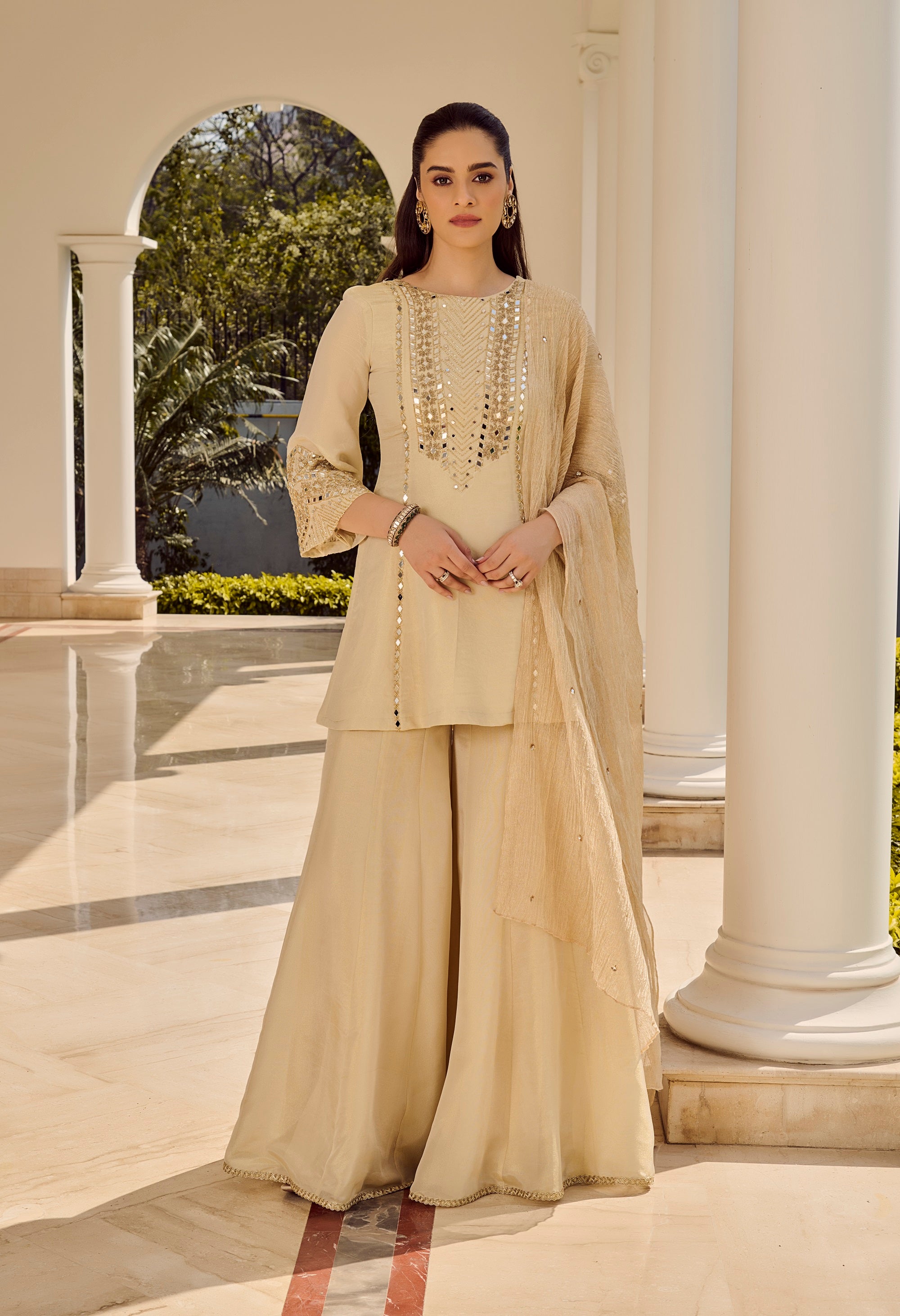 Mirror Sharara Set