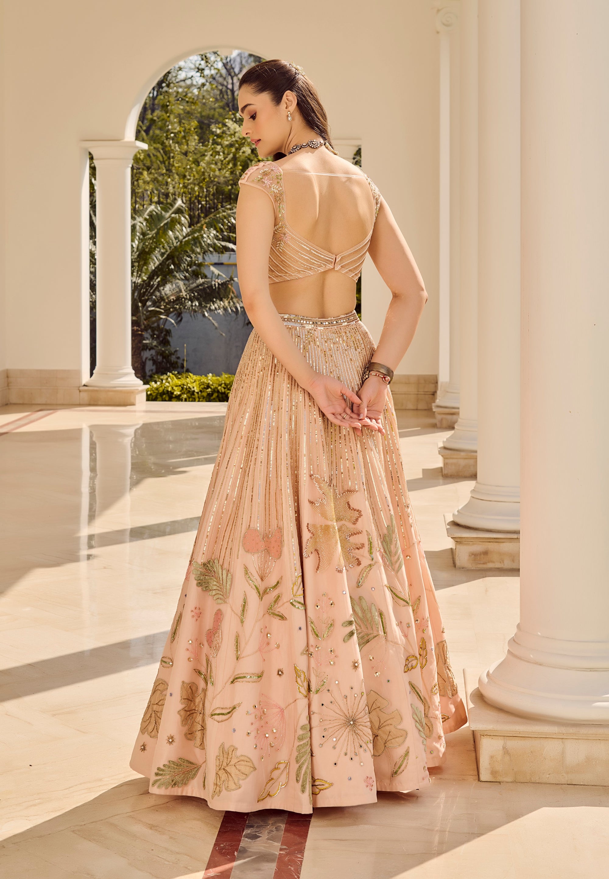 Misty Forest Lehenga Set