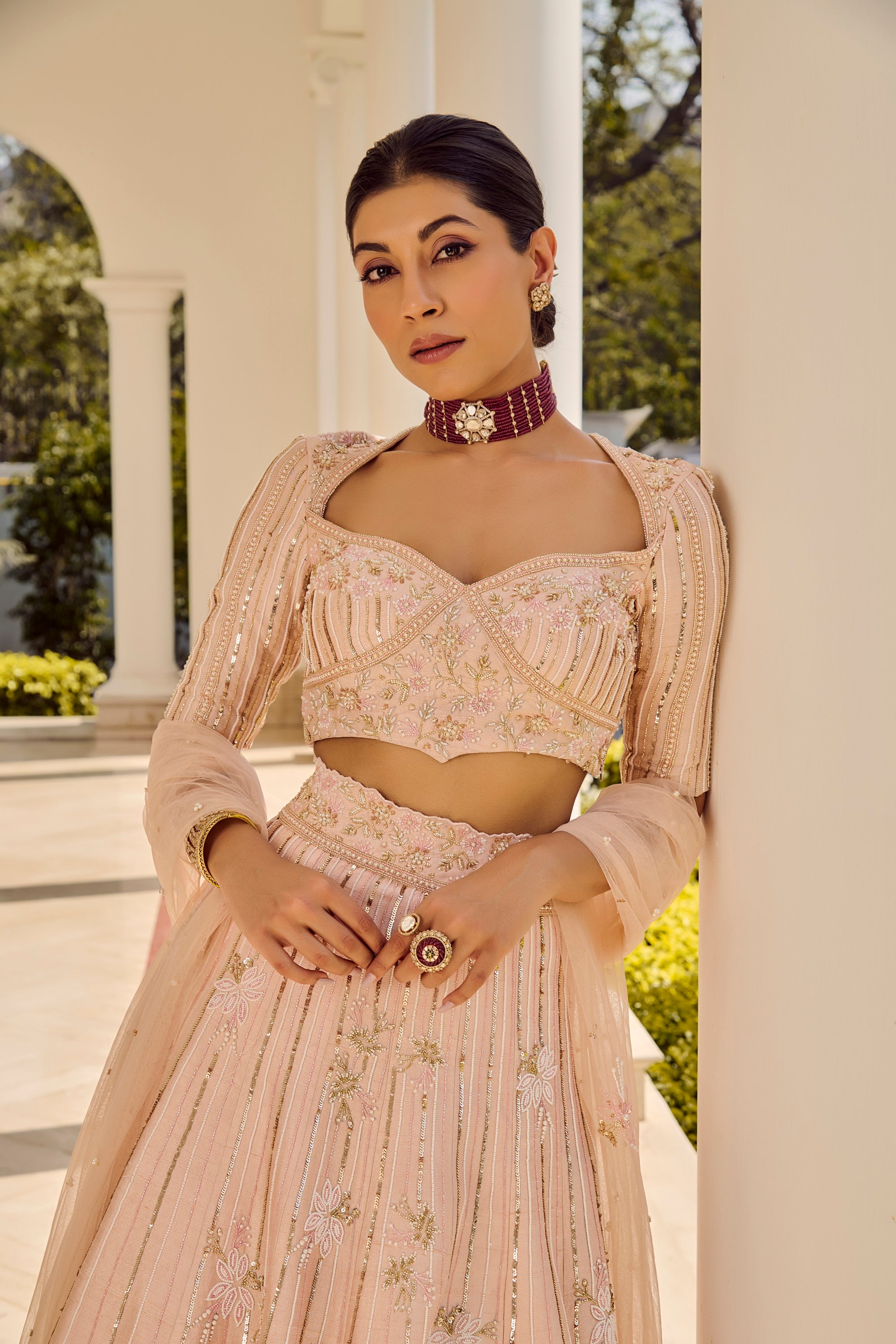 Misty Haze Lehenga Set