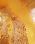 Yellow Embroidered Suit - yellow dress Canada