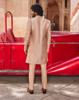 Raabta Rose Brown Open Sherwani Set - sherwani