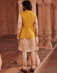 Marigold Nehru Jacket Set - indian wear for men