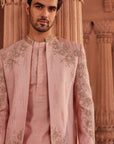 Naaz Tonal Floral Prince Coat Set - prince coat for men