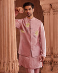 Pure Silk Nehru Jacket Set