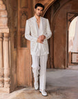 Israt Ivory Prince Coat Set - Groom Style